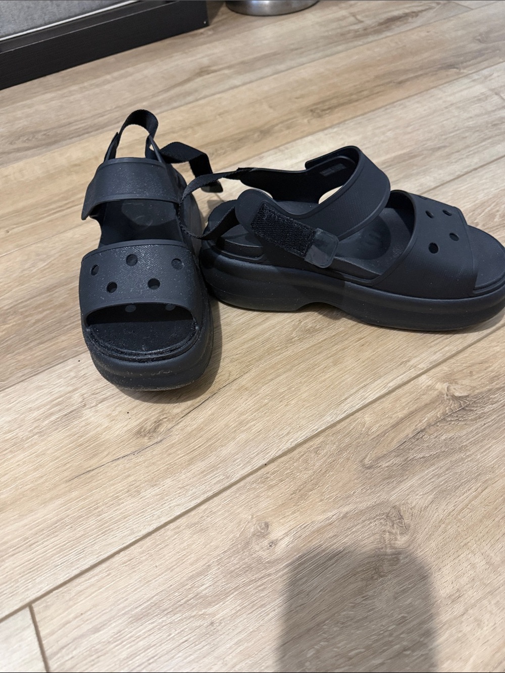 Crocks Black Sandals